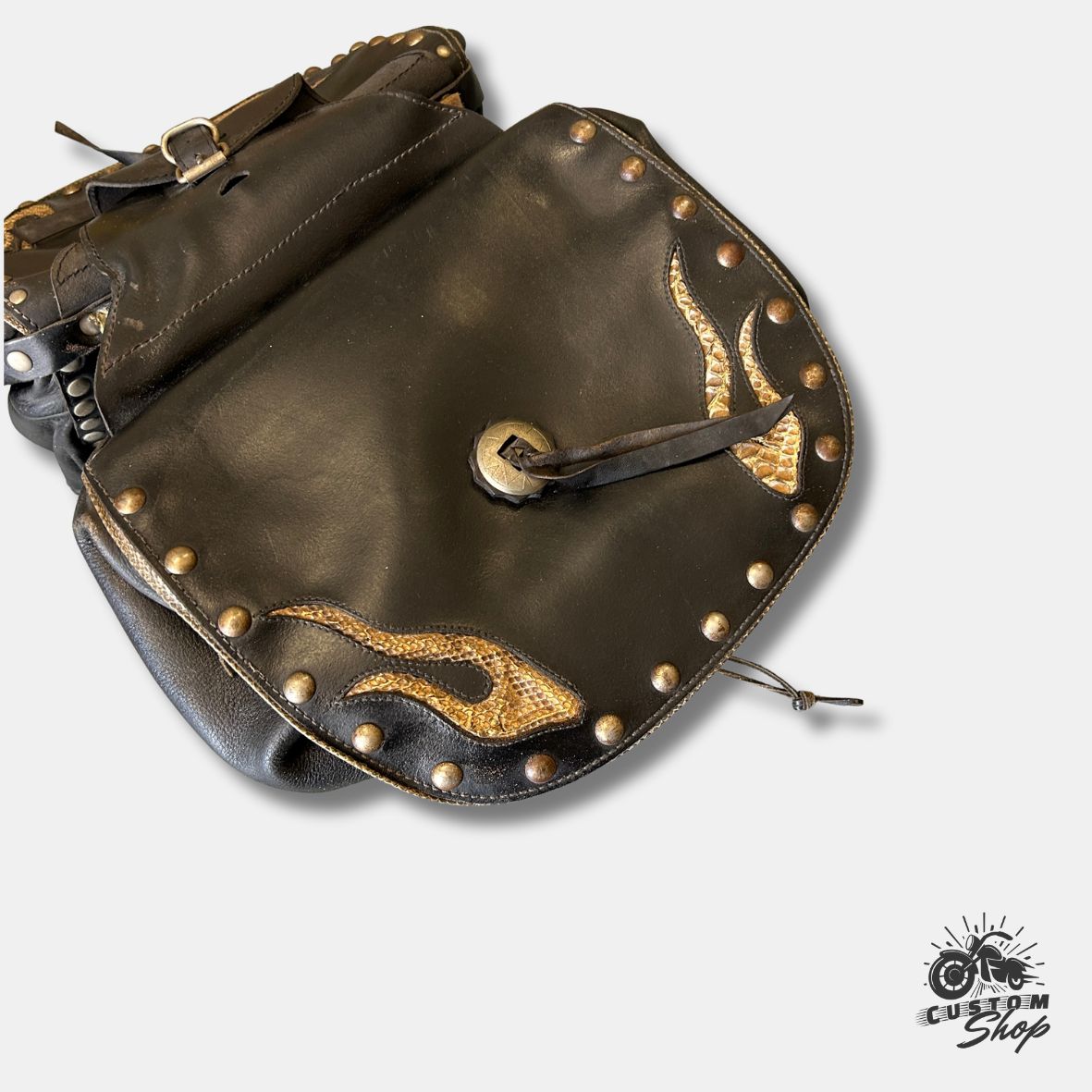 Bisacce laterali vera pelle