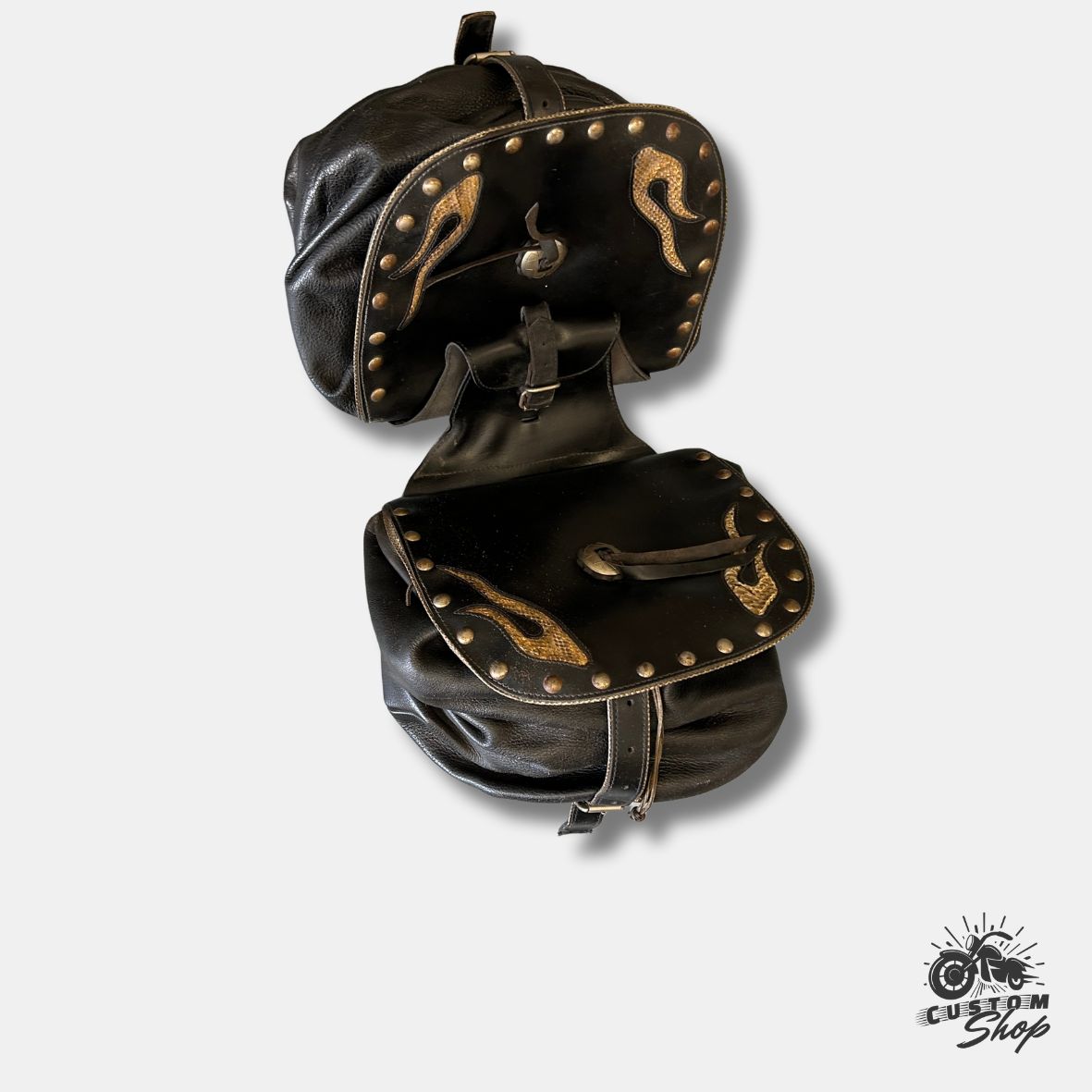 Bisacce laterali vera pelle