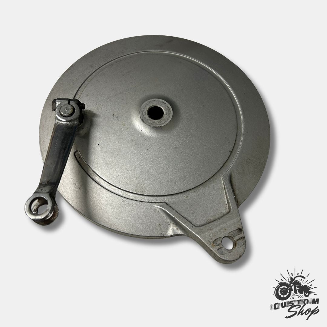 Piatto porta ceppi freno completo